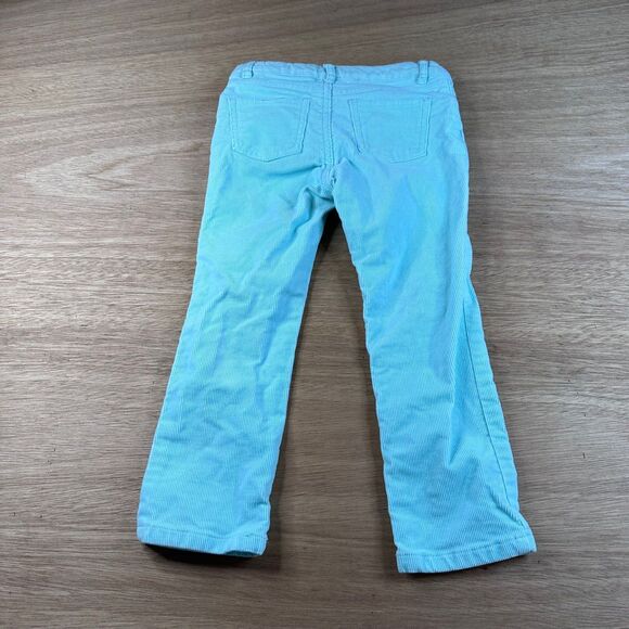 Carter’s 5T Girls Corduroy Pants Aqua Blue Stretch Cotton - Picture 2 of 5